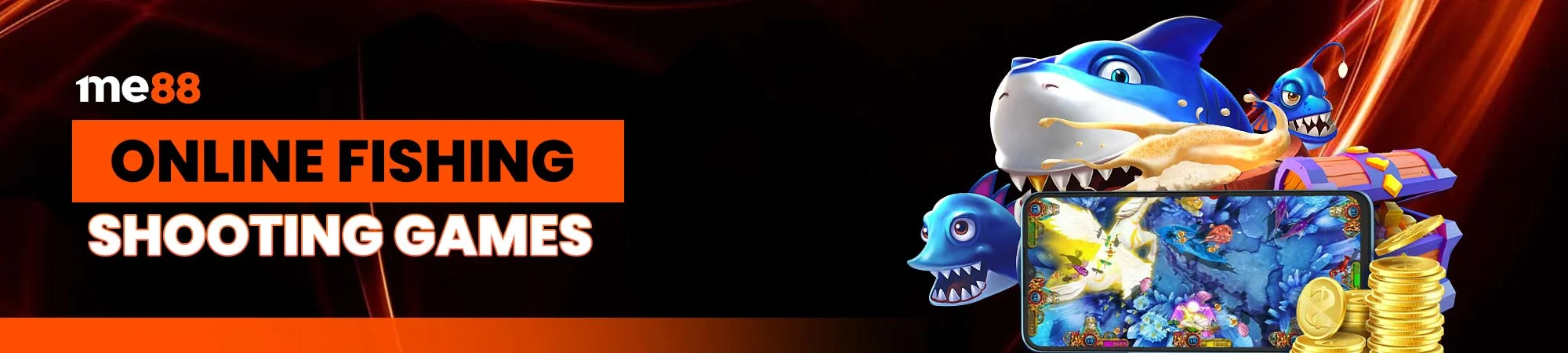 Fishing Shooting Games available for playing at me88 casino.